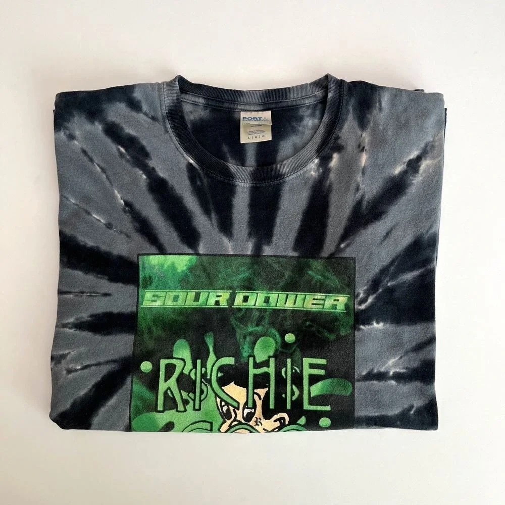 Vintage Richie Goo 420 Port & Company Tye Dye Shirt Weed Smoking Richie Rich F11